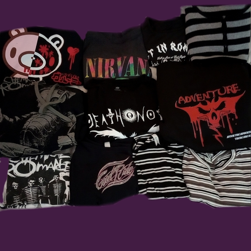 Emo/ Alternative top lot 11ct